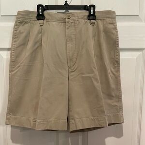Nautica Tan Shorts Classic Cotton Blend